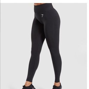 Gym Shark vital seamless legging- Black Mark